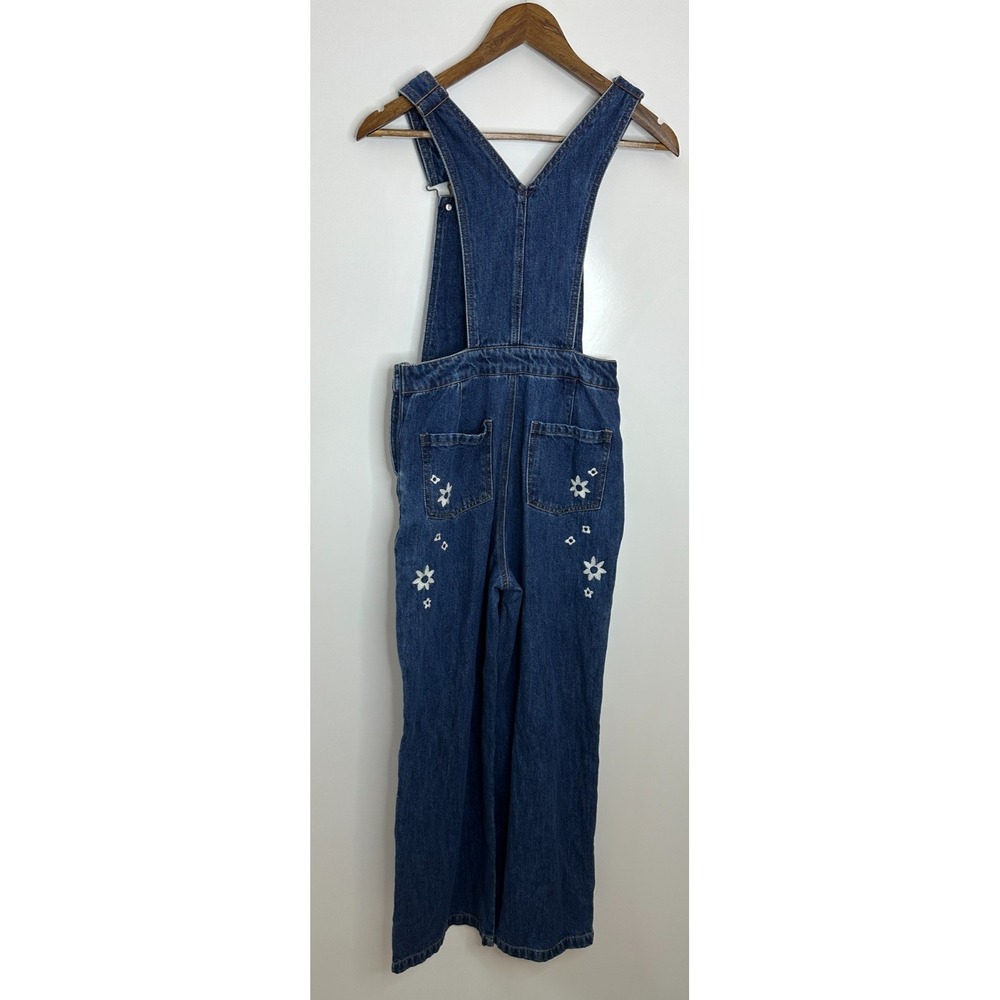 Princess Highway Daisy Days Embroidered Denim Overalls Blue Size 6 *Read - Picture 12 of 13